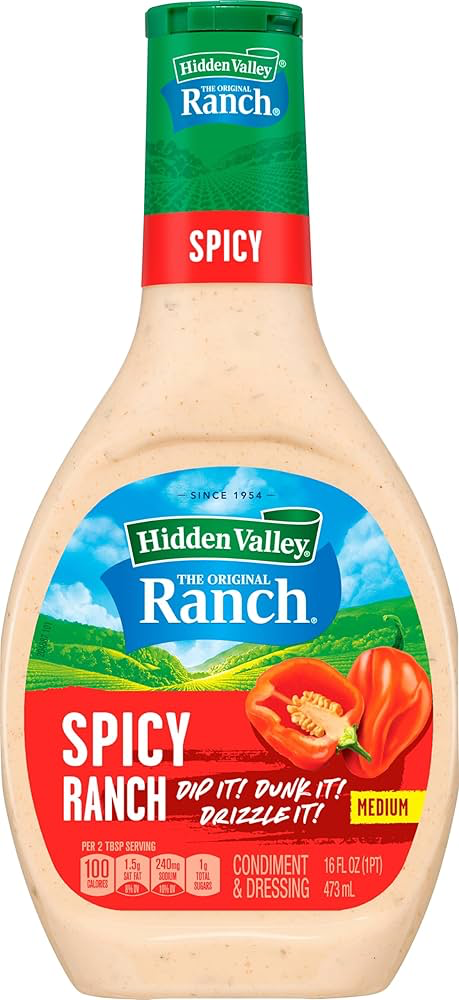 Hidden Valley Spicy Ranch 6x16oz