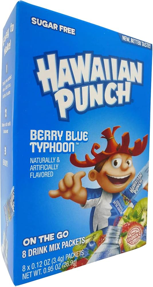 Hawaiian Punch STG Berry Blue Typhoon 12x6ct