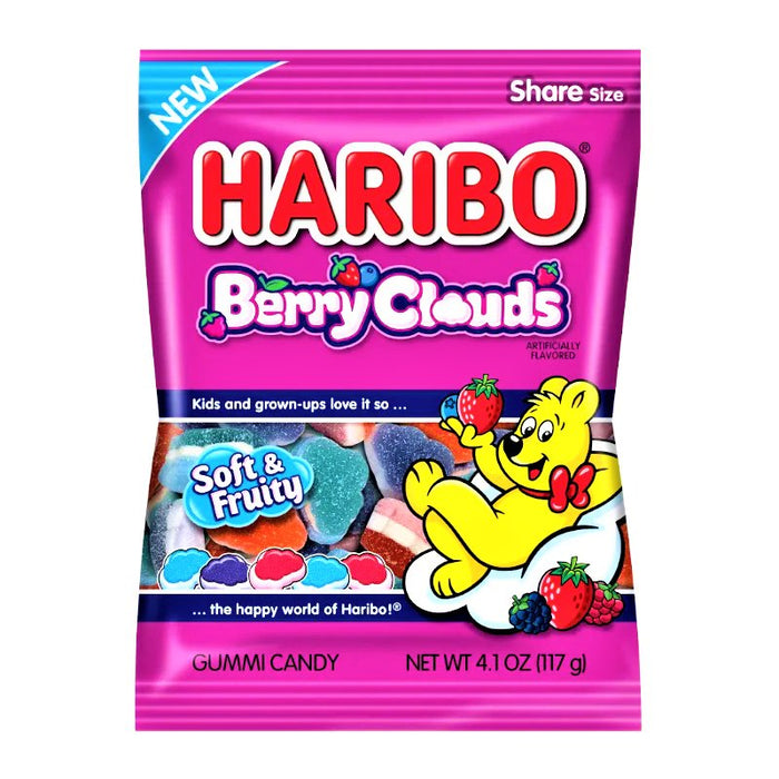 Haribo Berry Clouds Peg Bag USA import 12x3.1oz