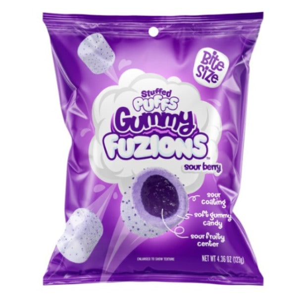Stuffed Puffs Sour Berry Peg Bag 8x123g