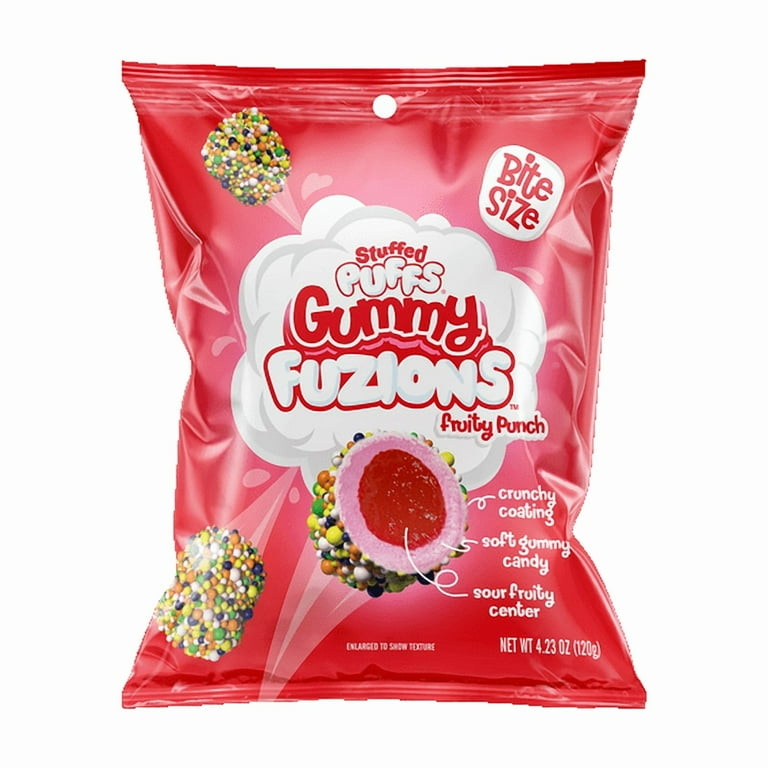 Stuffed Puffs Fruity Punch Peg Bag 8x123g