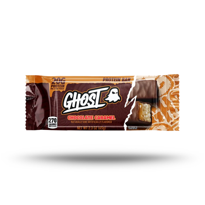 Ghost Protein Bars Chocolate Caramel 12x65g