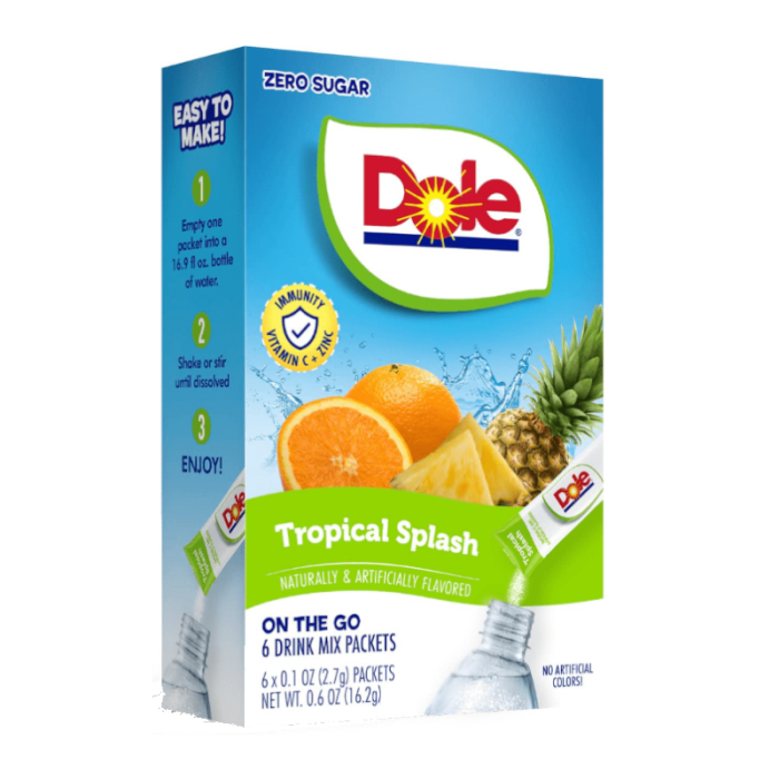 [DSTSS] Dole STG Tropical Orange Pineapple Splash 12x6CT
