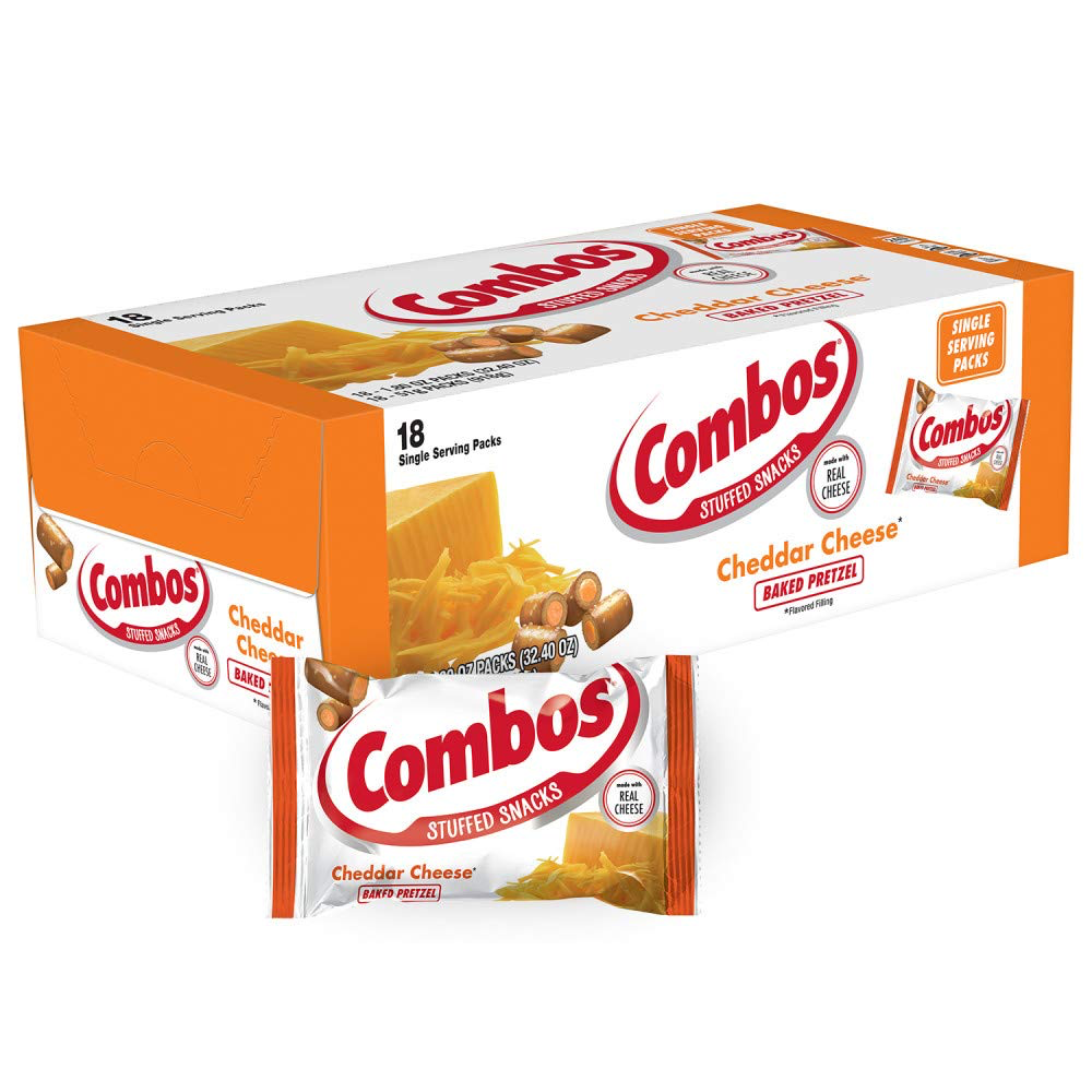 Combos Small Cheddar Cheese 18x1.7oz