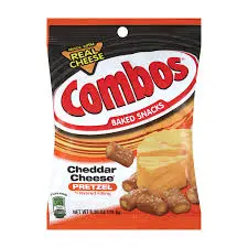 Combos Cheddar Cheese Pretzel Orange 12x6.3oz