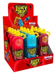 Bazooka Juicy Drop Pop 21x26g
