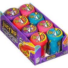 Bazooka Juicy Drop Gummy Dip N Stix 8x96g