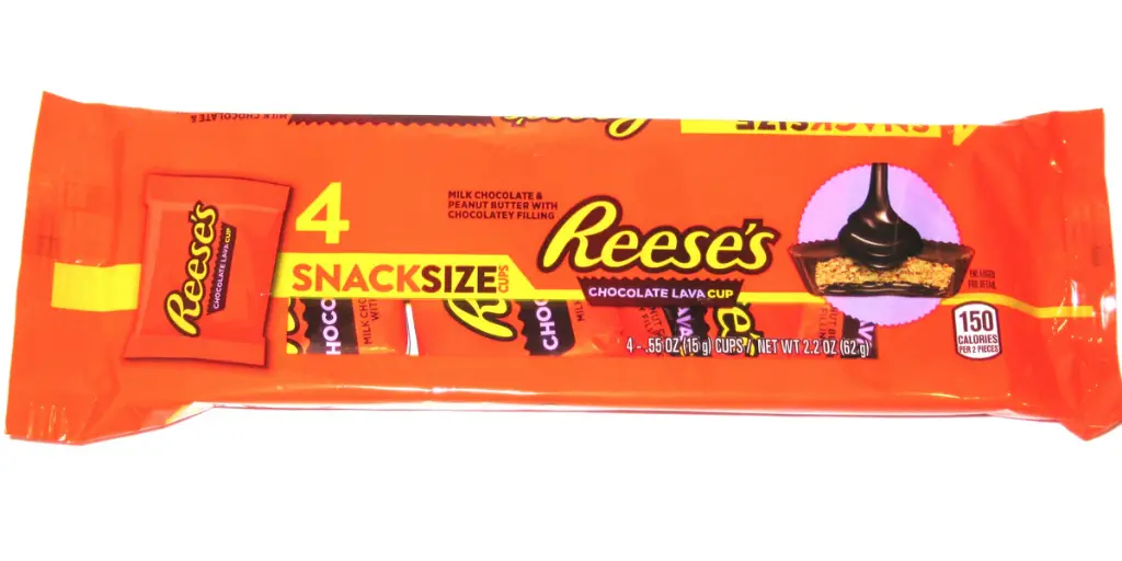 Reese's Peanut Butter Lava Snack Size 24x4packs