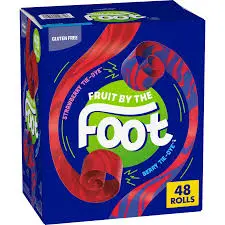 Fruit By The Foot Strawberry & Berry Tie Dye  48 Rolls