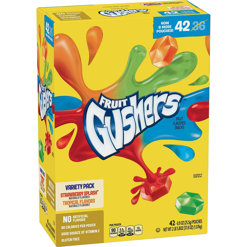 Gusher Fruit Snack Variety 42 Pack