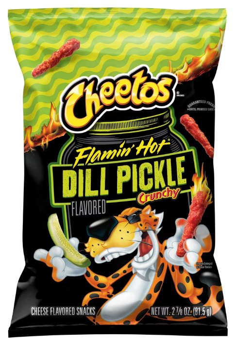 Cheetos XVL Flamin Hot Dill Pickle 32x77.9g