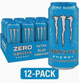 Monster Ultra Blue Hawaiin Canadian 12x414ml