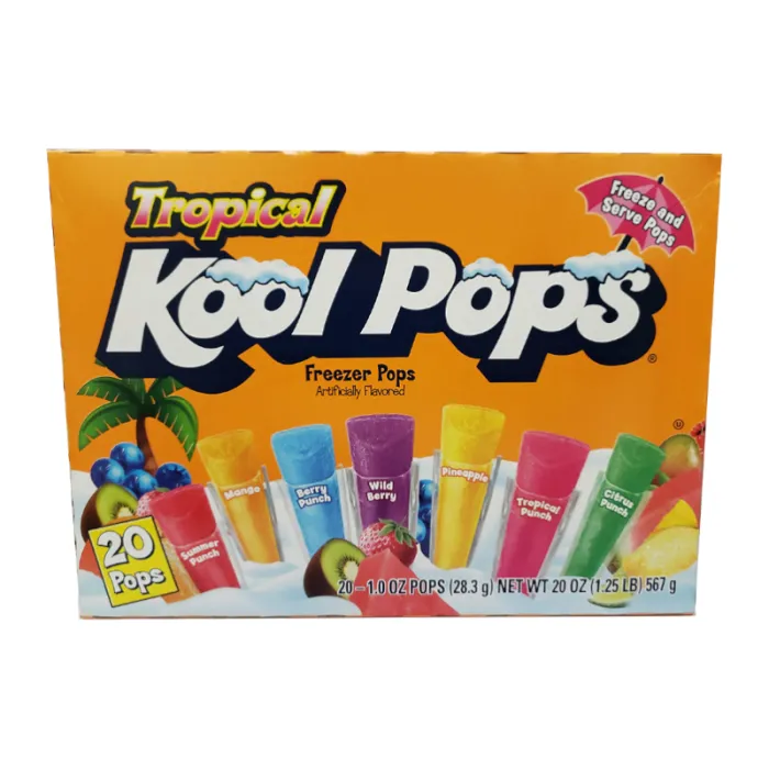 Kool Pops Freezer Bars Tropical 16x20ct