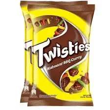 Mondelez Twisties Kaboom BBQ Curry 10x60g