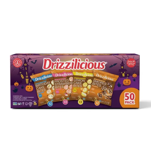 Drizzilicious Mini Rice Cakes Variety Pack 50x14g