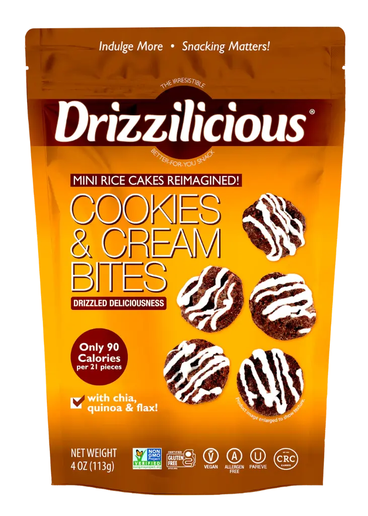 Drizzilicious Cookie & Cream Drizzled 12x4oz