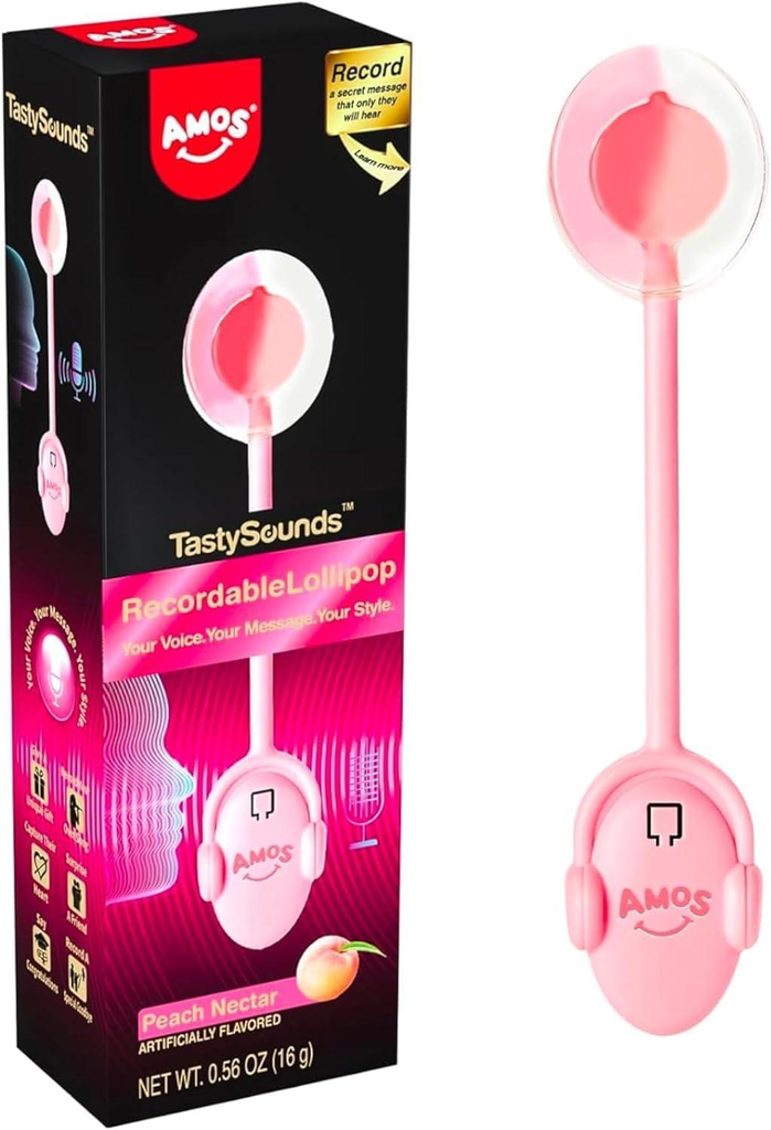 AMOS TASTY SOUND POP PEACH BIRTHDAY GIRL 12x12g 