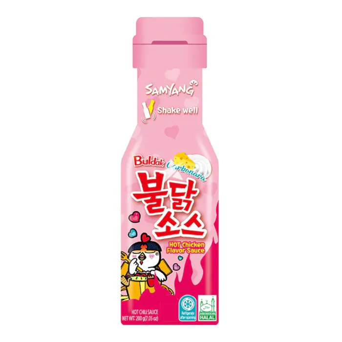 Samyang Buldak Hot Chicken Flavour Sauce Carbonara 24x165ml