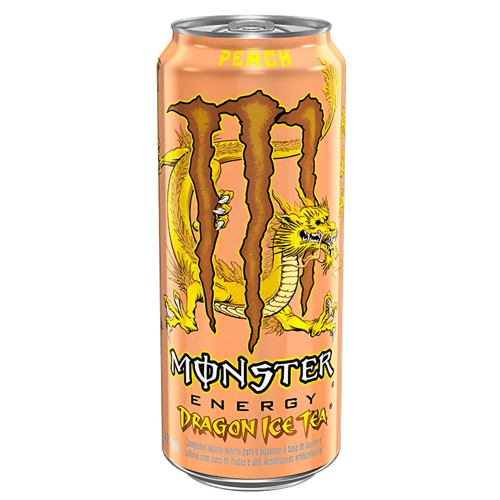 Monster Dragon Ice Tea Peach Brazil 12x473ml