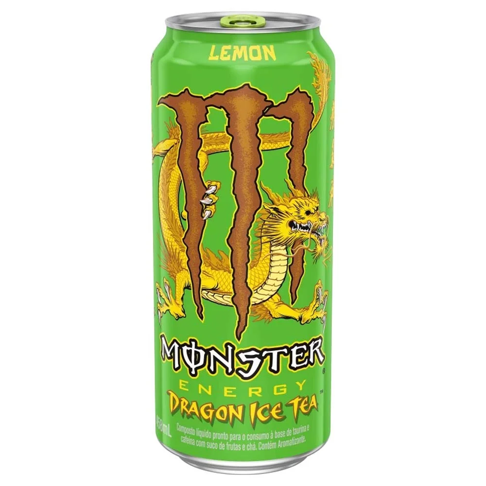 Monster Energy Dragon Ice Tea Limão Brazil 24x473ml