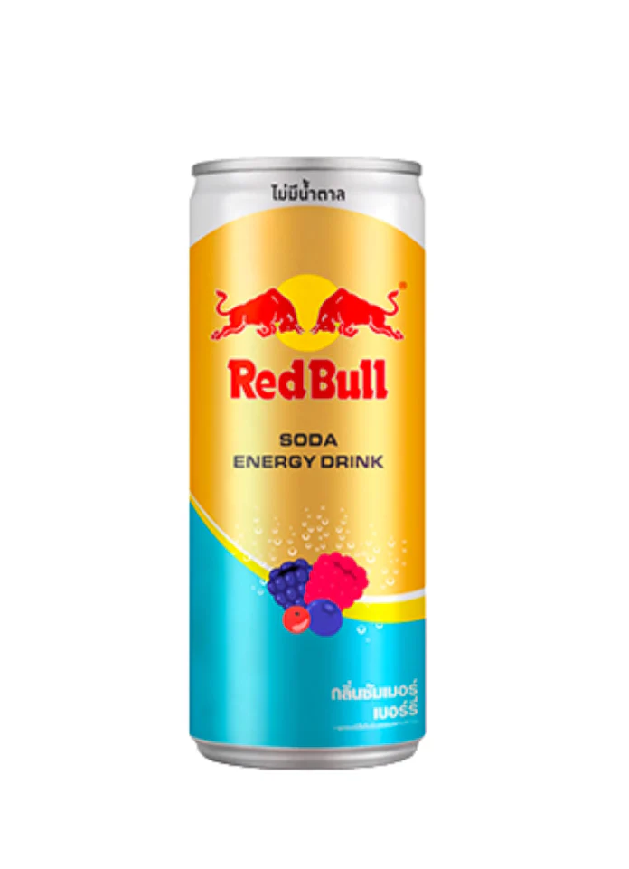 [RBT] Red Bull Mix Berry Zero Sugar Sparkling Soda Thailand 24x250ml