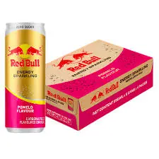 Red Bull Sparkling Pomelo Zero Sugar Sparkling Soda Thailand 24 x 250ml