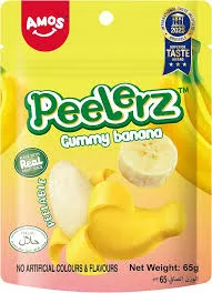 Amos Peelerz Banana (Halal)  24x65g