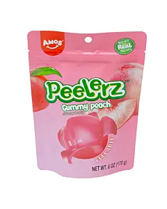 Amos Peelerz Peach Peg Bag 12x170g