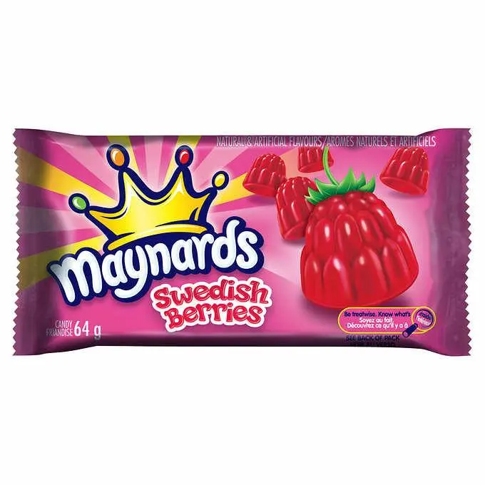 Maynards Swedish Berries Pouches 18x64g