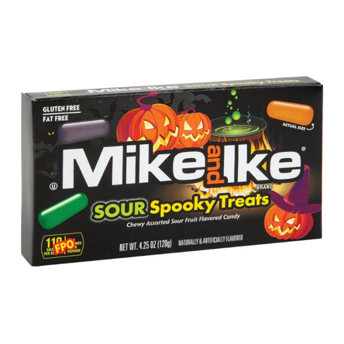 Mike & Ike TB Spooky Treats 4.25oz/12ct