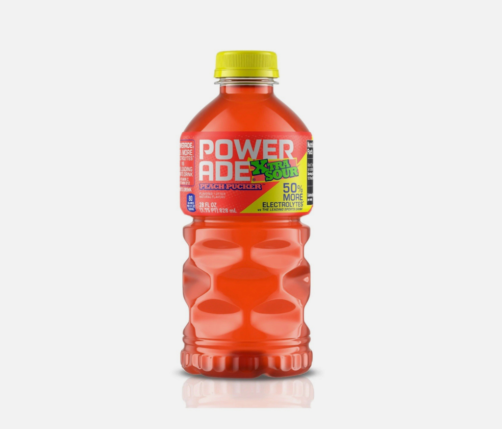 Powerade XSour Peach Pucker 15x828ml Expiry 2.2.26