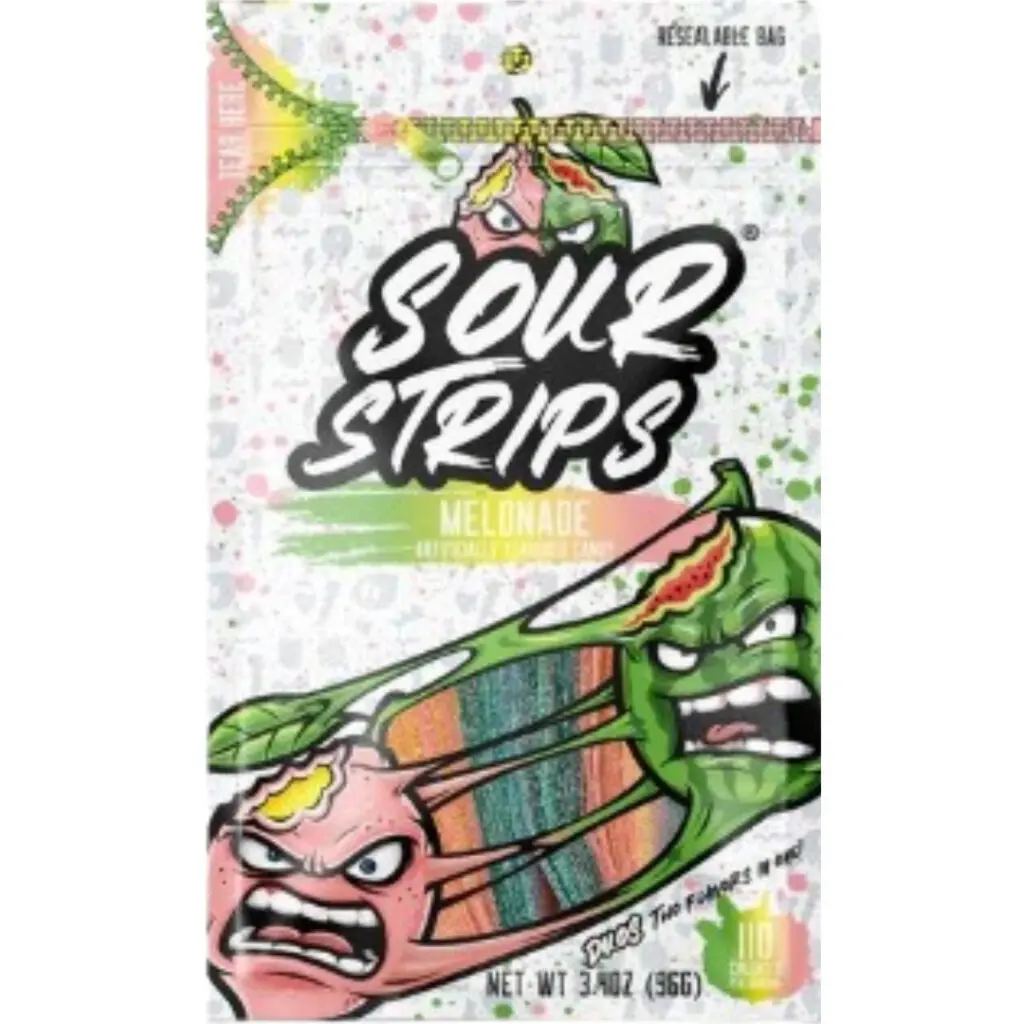 Sour Strip Melonade 12x96g