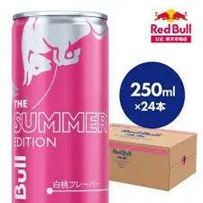 Red Bull White Peach Flavour Imported from Japan 24x250ml