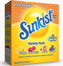 Sunkist Soda STG Variety Pack 6x30CT
