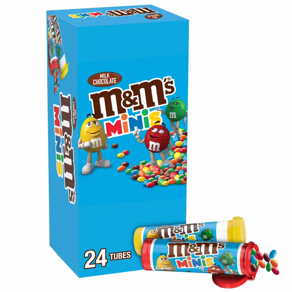 M&M's Minis Tubes Milk Chocolate 24x30.6g