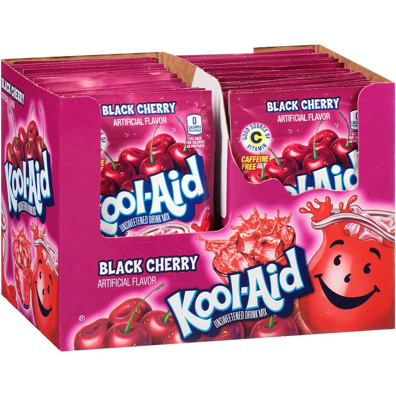 Kool Aid Black Cherry Drink Mix 48CT
