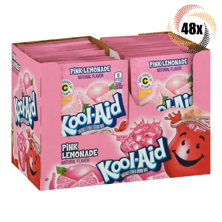 Kool Aid Lemonade Drink Mix 48CT