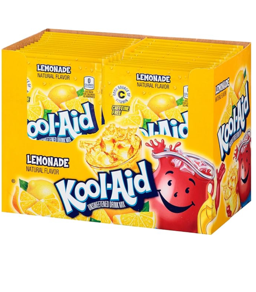 Kool Aid Lemonade Drink Mix 48CT