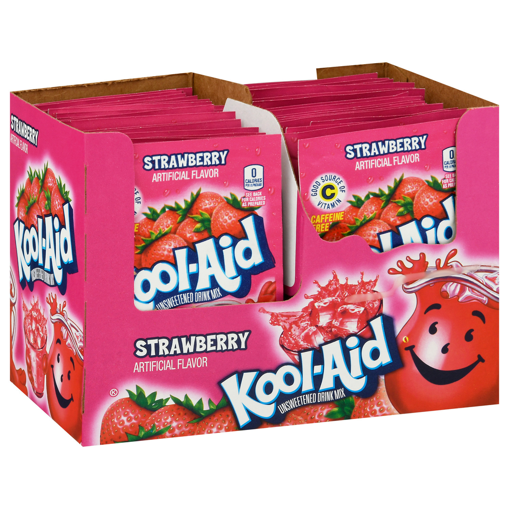 Kool Aid Strawberry Drink Mix 48CT