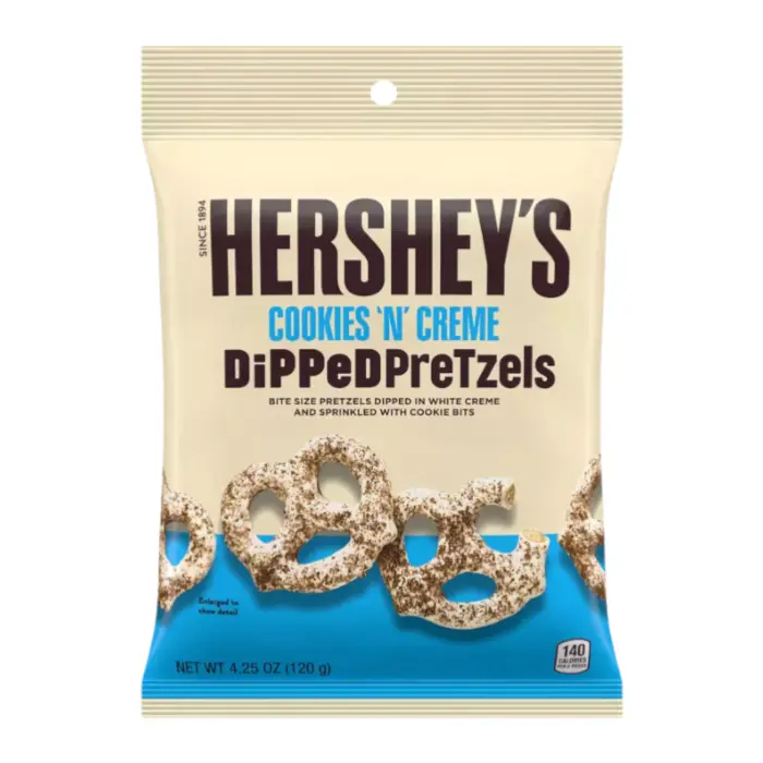 Hershey's Cookies 'N' Creme Dipped Pretzels 12x120g