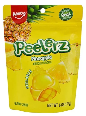 Amos Peelerz Pineapple Peg Bag 12x170g