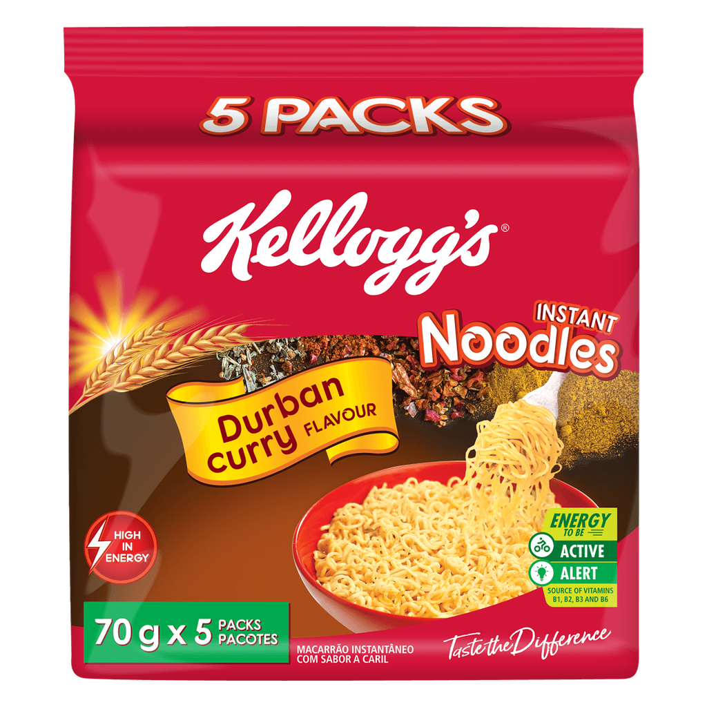 Kellogg's Durban Curry Noodles 8x5x70g
