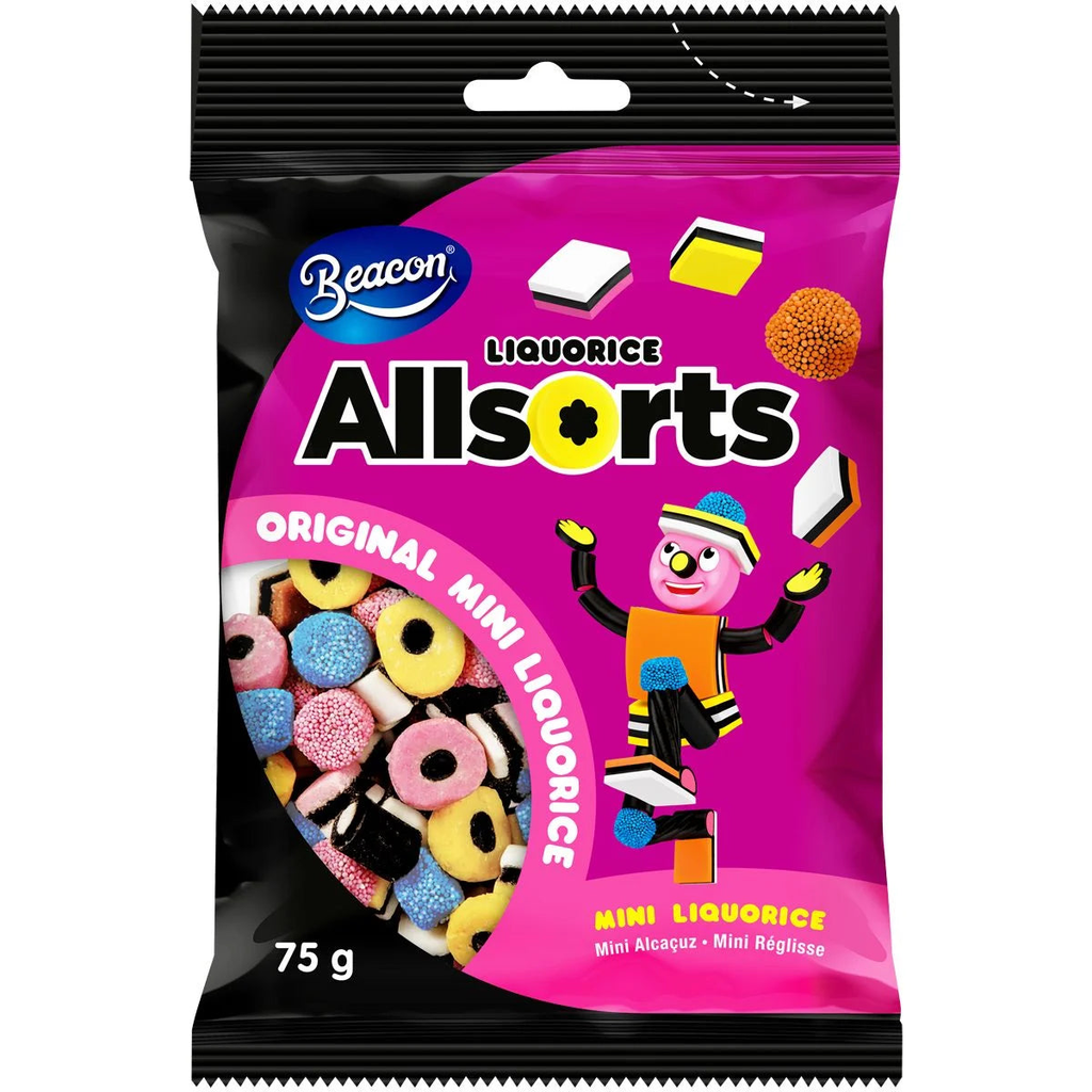 Beacons Liquorice Allsorts Original 24x75g