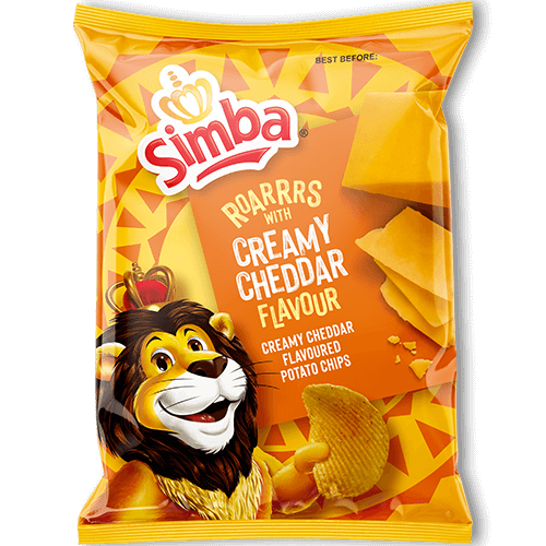 Simba Potato Chips Creamy Cheddar 48x36g