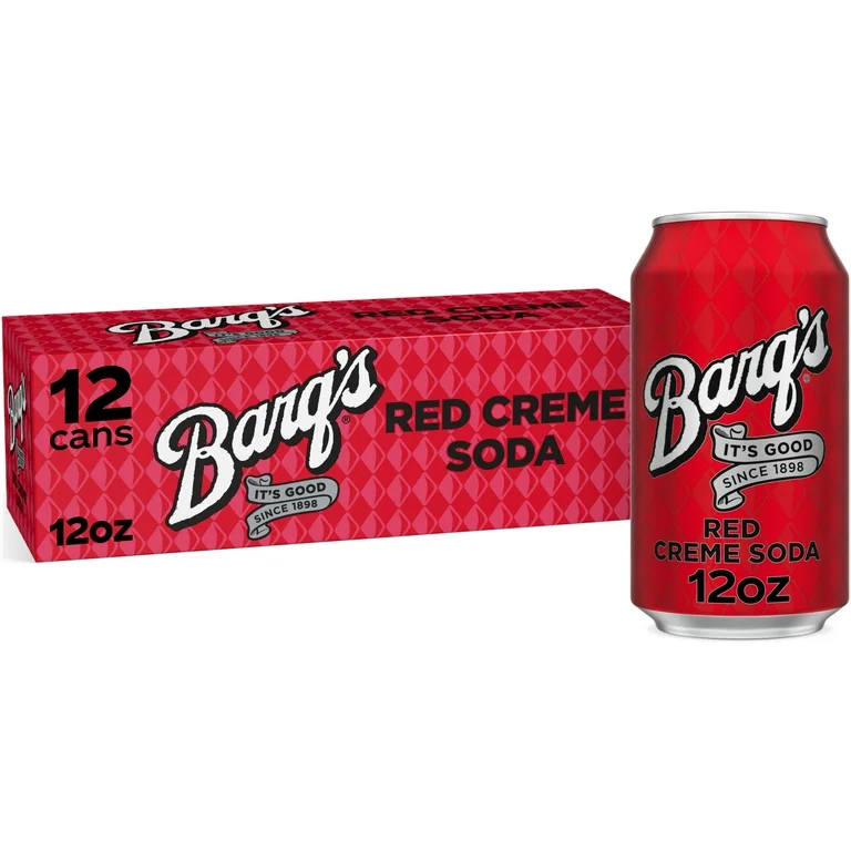 Barqs Red Creme Soda 24x355ml