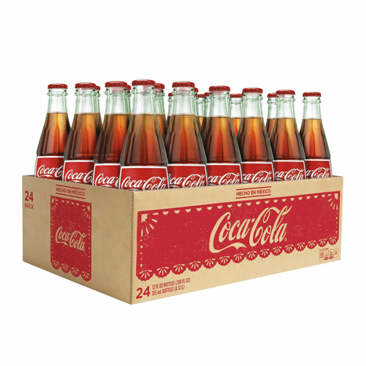 Coca Cola Glass Bottle (Mexican) 24x355ml