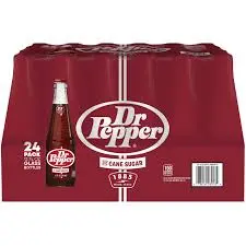 [DRGL] Dr Pepper USA Glass Bottle 24x355ml