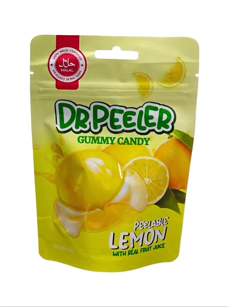 Dr Peelerz Halal Lemon 12x65g