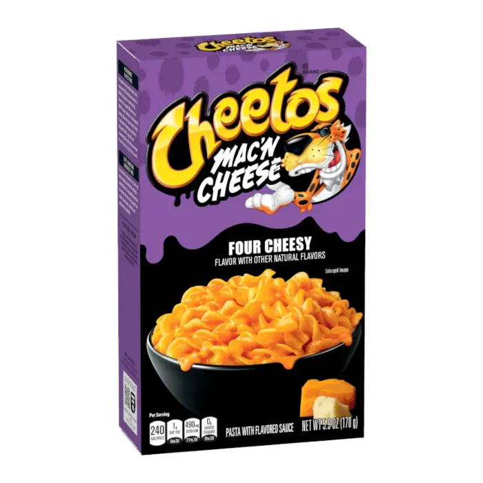Cheetos Four Cheesy Mac 'n Cheese Box 5.6oz 12x170g