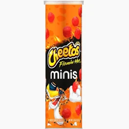 Cheetos Flamin Hot Minis Canister 12x3.62oz